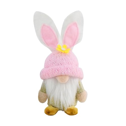 2024 イースター顔のない花人形手作りホームデコレーショントムテスエルフ小人春休みの装飾品像