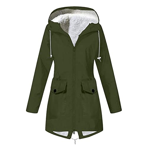 Veste de randonnée pour femme coupe-vent imperméable extérieur camping L