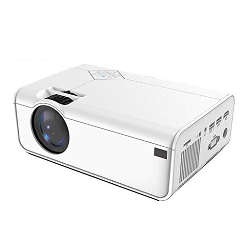 Mini Portabler Beamer Projektor LED Unterstützung 1080P/4K Video ±15° Elektronische Korrektur Eingebaute Batterie Stereo-Lautsprecher Keine