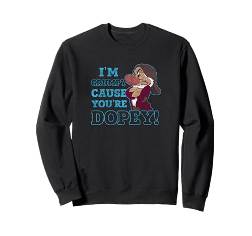 Sweatshirt Disney Grumpy cadeau original pour fan de Blanche-Neige
