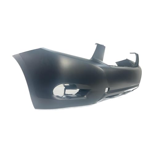 Image of FitParts Compatible with Toyota Highlander 2008-2010 Front Bumper Cover | Primed, With Fog Light Holes, With Tow Hook Hole, Plastic, Ready to Paint, OEM 521190E911, TO1000338