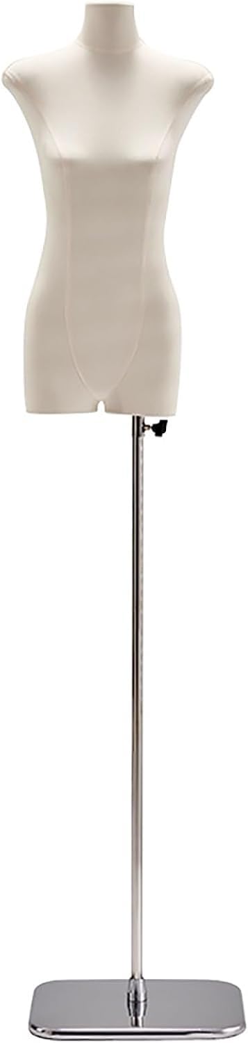 CONGRUI Clothing Mannequin, Dress Maniqui with Adjustable Stand, Portable Body Dummy Display for Boutique, Window or Fashion Store