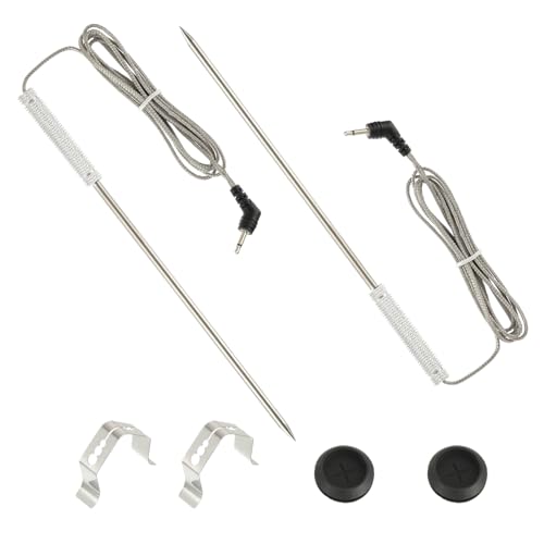 HUAREW Meat Thermometer Probe Replacement Temperature Probe Compatible with Thermopro for TP04、TP06、TP06S、TP07、TP08、TP09、TP10、TP16、TP17、TP20、TP25、TP27、TP28、TP829、TP930 2.5mm Meat Thermometer Probe