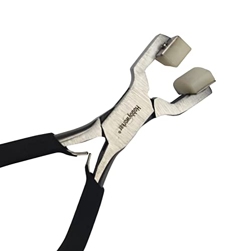 The Hobbyworker 5.5 Inches Double Nylon Jaw Chain Nose Pliers for Jewelry Making Supplies