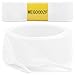 WEGOODZF Flat Snow Yarn Shoelaces: 2.5CM Wide 39 inch White Fashion Sheer Tulle Shoelaces 2 Pairs