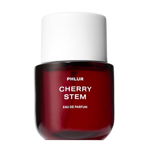 PHLUR Cherry Stem Perfume for Women & Men 50 mL Black Cherry & Caramel Eau de Parfum Fruity Woody with Orange Brandy Jasmine Ebony Woods & Soft Leather