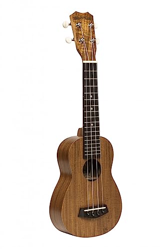 ISLANDER UKULELE SOPRANO ACACIA FLAME - Les Beatles, Paul McCartney, John Lennon, RIngo Starr, George Harrison ISLANDER UKULELE SOPRANO ACACIA FLAME