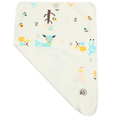 KOMBIUDA Colchoneta para Dormir de Algodón Lavable y Absorbente, Cambiador para Ñiño, para Proteger Ropa de Cama y Colchones Durante el Cambio