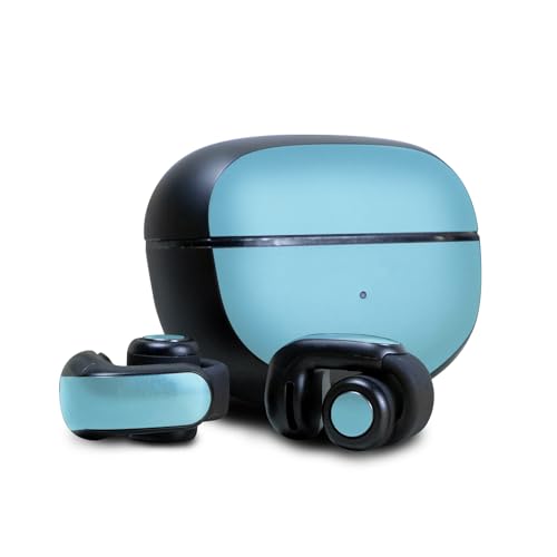 Image of Skin Compatible with Bose Ultra Open Earbuds - Solid Baby Blue - Premium 3M Vinyl Protective Wrap Decal Cover - Easy to Apply | Crafted in The USA by MightySkins