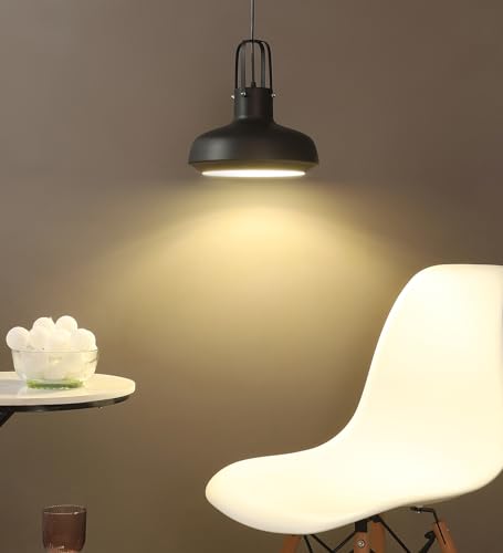 Image of MONI Lights Celling Hanging Light for Room, Table, Holl, Garden House Decoration Pendants Light of Pattern Aluminium Black L-062BLK(Pack of 2)