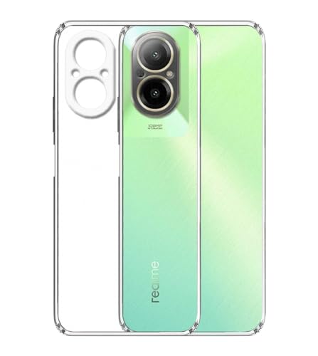 Image of Soft Silicone TPU Back Cover Compatible with Realme C67 4G