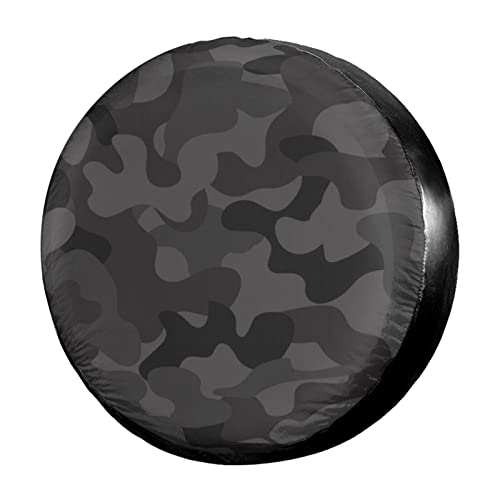 Image of Camo Pink Camouflage Spare Tire Cover Dust-Proof Wheel Tire Cover Fit Trailer, RV, SUV and Many Vehicle 17 Inch