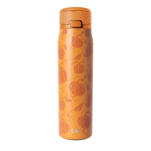 Image of Simple Modern Halloween Water Bottle with Straw & Handle | 30oz | Pumpkins