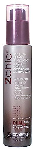 Giovanni 2chic Ultra-Sleek Leave-In Conditioning & Styling Elixir 4 fl oz Liquid