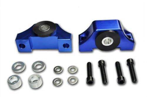 Engine Billet Motor Torque Mount Kit B16 B18 B20 D16 D15 Honda Civic EG EK Blue