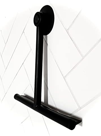 Swipe Right Shower Squeegee Bathroom Wiper with Suction Cup Black, 22x22