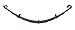 Rubicon Express RE1455 4" Extreme-Duty Leaf Spring for Jeep YJ