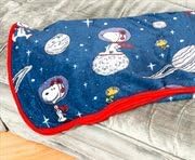 Peanuts Snoopy and Woodstock Astronauts in Space Flannel Fleece Throw Blanket | Soft Cover for Sofa, Bed | 45 x 60 Inches