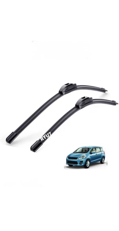 Image of All Season Frameless /Soft Wiper Blades Fits For Maruti Ertiga 21 inch /525mm+14 inch /350mm(Pack of 2)