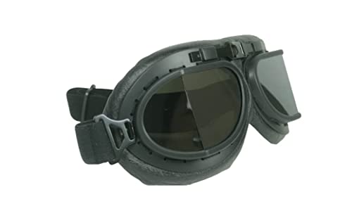 Crg Sports Motorcycle Goggle Aviator Pilot Style Cruiser Scooter Motocross Goggles For Man, Woman, Adult #TOP2