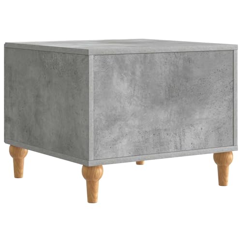 Table basse gain de place grise avec tiroir pour ranger le salon