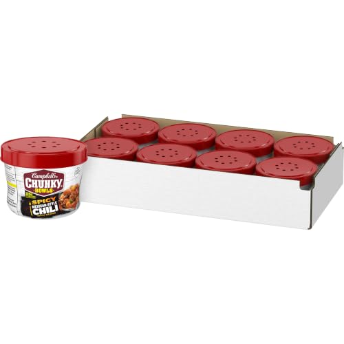 Image of Campbell's Chunky Spicy Mexican-Style Chili With Beans, 15.25 oz Bowl (8 Pack)