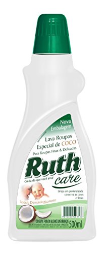 Lava Roupas Líquido Coco 500ml, Ruth, Branco, Pequeno