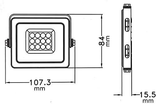 10W Faretto a Led Esterni Osram chip IP65