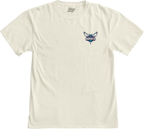 Image of Blue 84 NBA Unisex-Adult NBA Officially Licensed T-Shirt Ringspun Front /Back Ivory