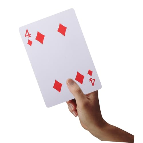 ifundom Großformatige Jumbo Spielkarten Extra Große Leichte Poker Karten Mit Klarer Drucktechnik Für Erwachsene Bei Party Outdoor Camping Und Reisen Tragbar Und Vielseitig Für Vielfältige – Bild 8