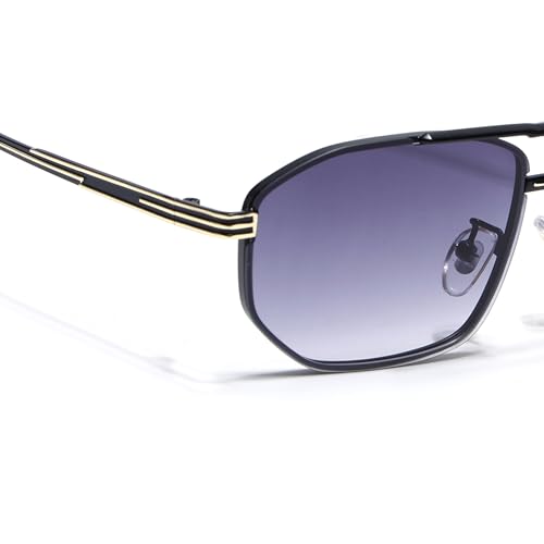 Image of Voyage Rectangle UV Protected Sunglasses for Men & Women