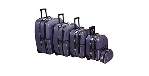 Preisvergleich Produktbild 5 teiliges Kofferset blau