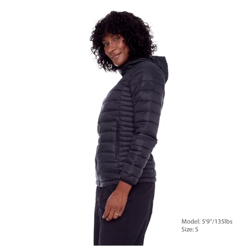 ALPINE NORTH Yoho Women’s Vegan Down Packable Puffer-Lightweight, Weather-Resistant Jacket With Hood For Women with Carry Bag2