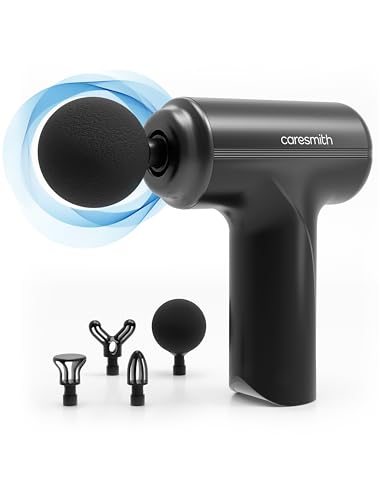 CARESMITH Charge Go Massage Gun | Body Massager for Pain Relief | Massage Gun for Back Leg & Full Body | 4 Specialized Heads For Full Body Pain Relief view 1