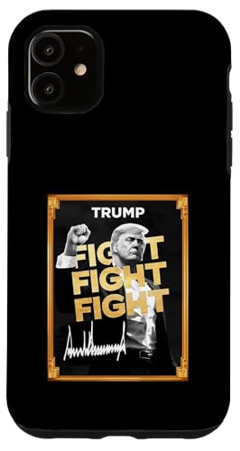 Carcasa para iPhone 11 Trump Meme Coin Criptomoneda Presidente de criptomonedas