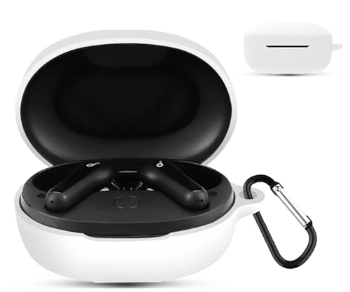 CIOODDW anker soundcore life p2 mini ケース 対応 anker soundcore life p2 mini 液状シリコン カバー用 全面保護 充電 LEDライトが見える 耐衝撃 キズ防止 おしゃれ ワイヤレス充電対応