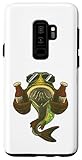 Galaxy S9+ Funny Pike Fish with Sunglasses and Beer Case