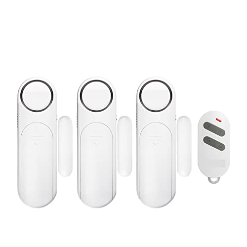Systeme Alarme Maison, Alarme de capteur de Porte/fenêtre sans Fil 300ft 120dB télécommande Intelligente antivol for Enfants Armoire sécurité sécurité à Domicile(KIT 5)