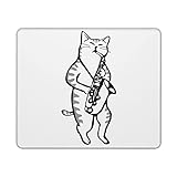 猫 バイオリン 音楽 マウスパッド ゲーミング 防水 耐久性があり 滑りにくく お手入れが簡単 パソコン用品 多用途 ズレないド滑り止めラバーベース ゲーミングマウスパッド 極めて薄い 洗える 25x30cm