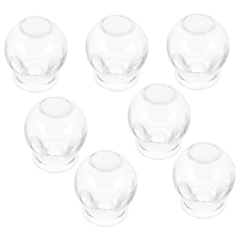 Healeved, juego de 7 copas de ventosa china de vidrio para alivio del dolor muscular