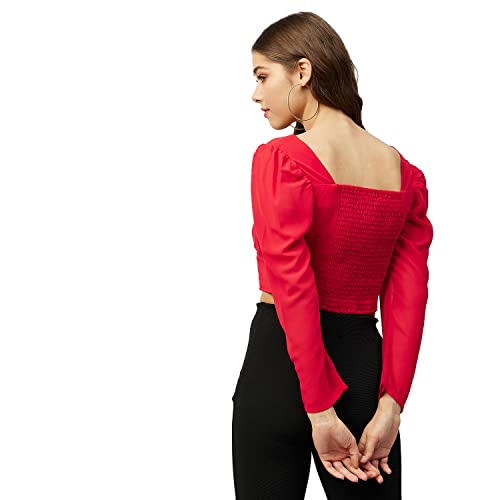 Image of Carlton London Women's Polyester Regular Fit Blouse