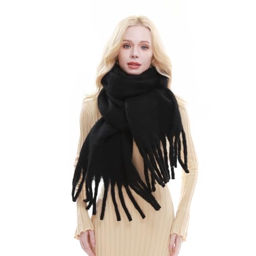 RIIQIICHY Chunky Scarf for Women Winter Warm Thick Scarves Oversized Blanket Scarf2