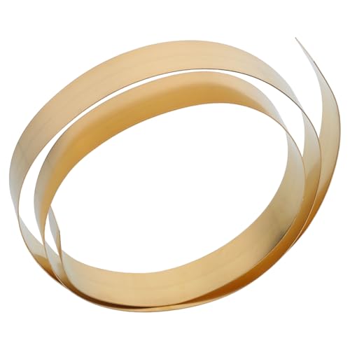 Homoyoyo Rouleau de Bande de Laiton et Feuille de Cuivre pour Artisanat Haute Conductivité Thermique et Attrait Artistique, pour Pièces Mécaniques et Décoration Extérieure