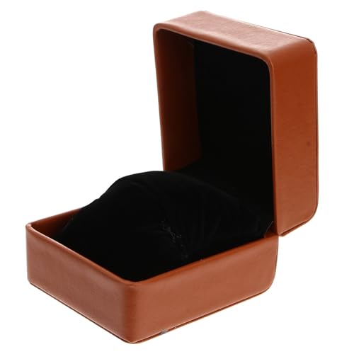 Balacoo Caja para Relojes Mujer de Cuero Marrón Almohadas Desmontables, Diseño Elegante y Delicado para Guardar Joyas en Tocador o Tienda