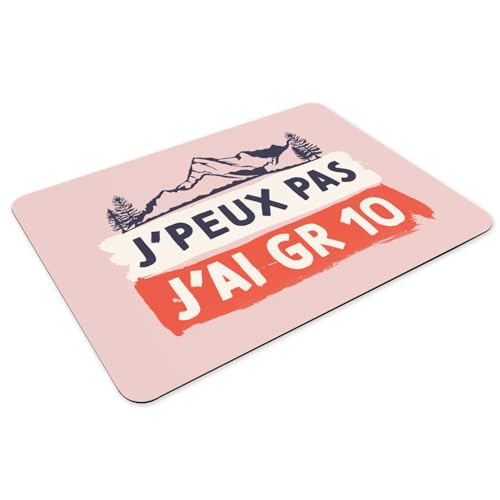 Sets de table en caoutchouc rose antidérapant grand format GR10
