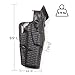 Safariland, 6360, ALS/SLS, Level 3 Retention Duty Holster Fits , STX Basket Weave Black, Glock 17, 22, 31