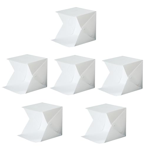 Uonlytech 6 Conjuntos De Estúdio Dobrável Mini Estúdio Fotográfico Tenda Leve Portátil Estúdio Luz T