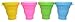 Dandelion Cup Collapsible Silicone Cup Foldable Sterilizing Cup for Menstrual Cups and Storing Your Diva Cup - Foldable for Travel - Blue