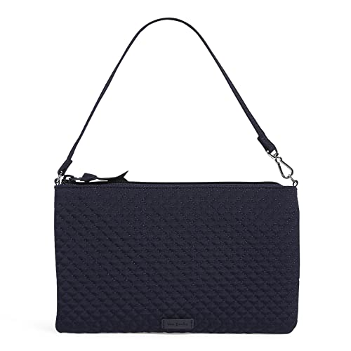 Vera Bradley Women's Microfiber Convertible Wristlet With Rfid Protection, Classic Navy, One Size #TOP6