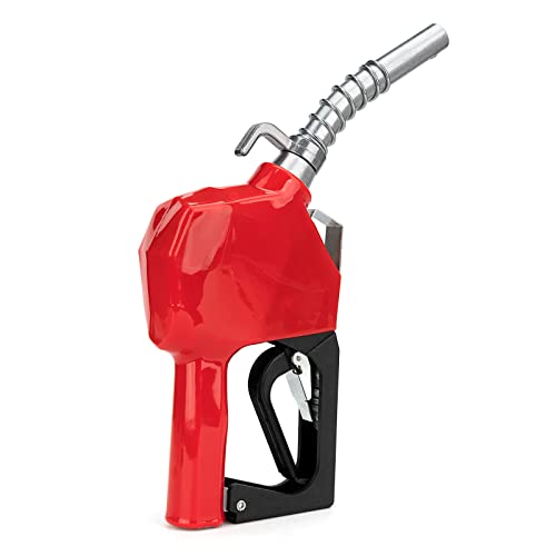 Mikafex 3/4 Inchnpt Automatic Fuel Nozzlem,Auto Shut-Off Nozzle,High Flow Car Filling Nozzle Bp Red Hand Guard And Hanging Hook For Diesel,Kerosene Various Gasoline 13/16Inchspout, 16Gpm #TOP1